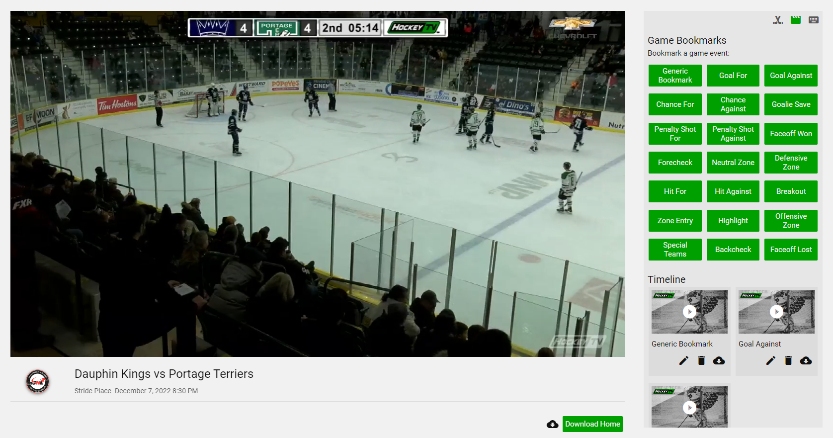 hockey streaming video